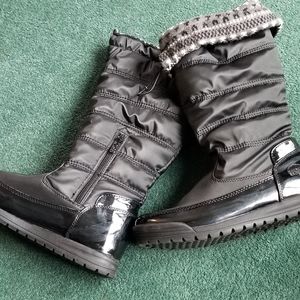 Totes Waterproof Black Boots "Caroline 2" 7M